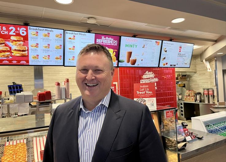 David Beaton, co-owner of Kelton Enterprises, owner of 35 Tim Hortons franchises.