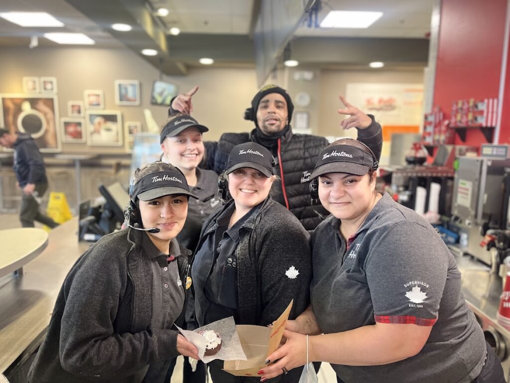 A Tim Hortons Team